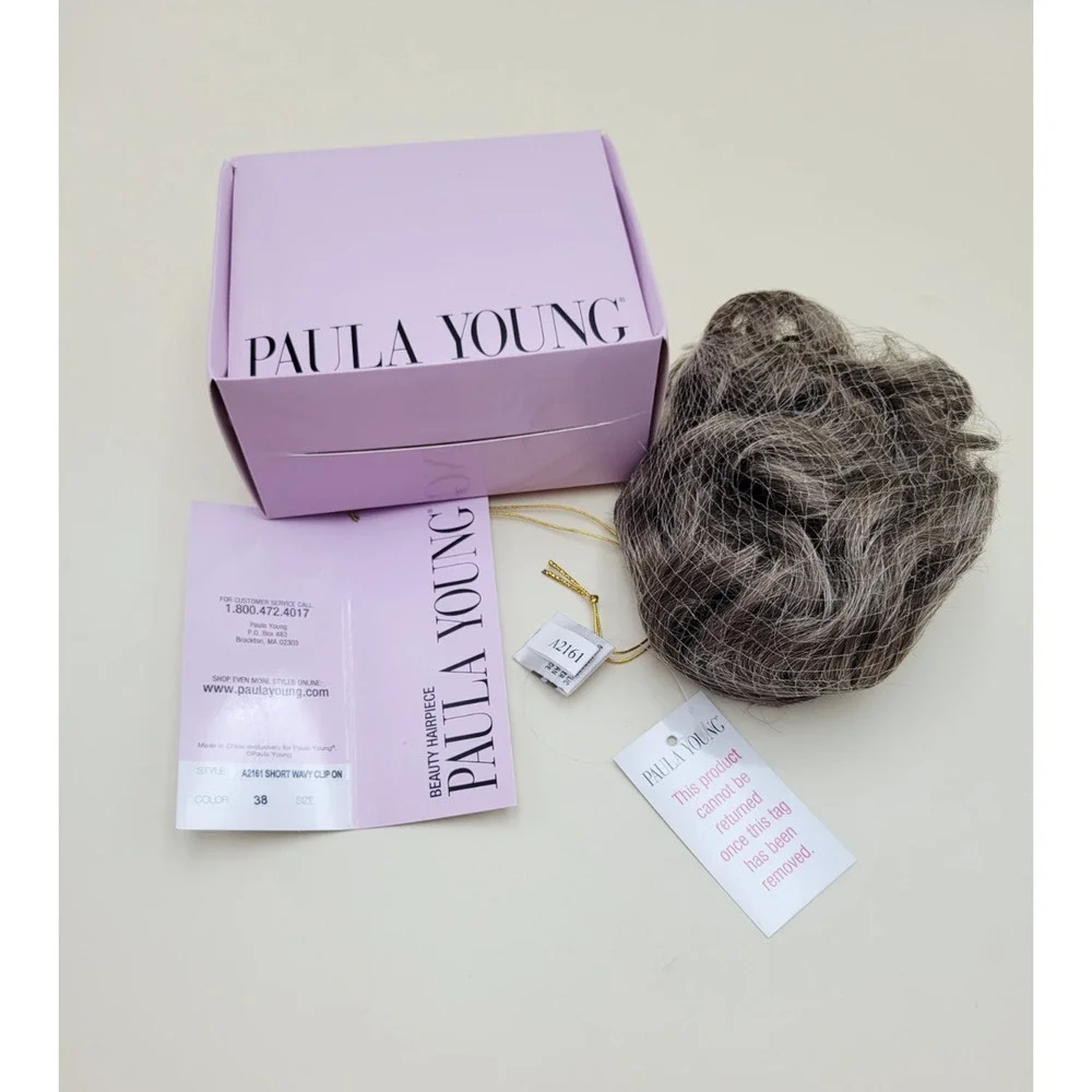Paula Young A2161 Short Wavy Clip On Color 812A Pecan Delight